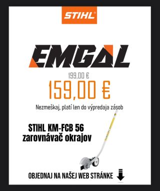 Objav nadstavec STIHL KM-FCB 56, ideálny nástroj na presné a čisté zarovnávanie okrajov trávnikov. Tento praktický doplnok...